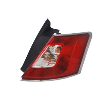 Right Taillamp lens/housing LIMITED; w/Chrome Trim - FORD TAURUS 2010-2012