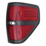 Right Taillamp lens/housing FX2; Styleside; Gray Accent - FORD F-150 2010-2014