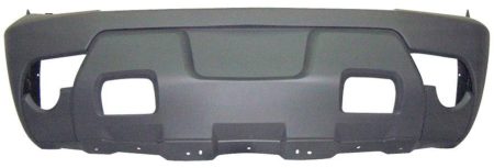Front bumper cover 1500 series; w/body cladding; dark charcoal - CHEVROLET AVALANCHE 1500 2003-2006