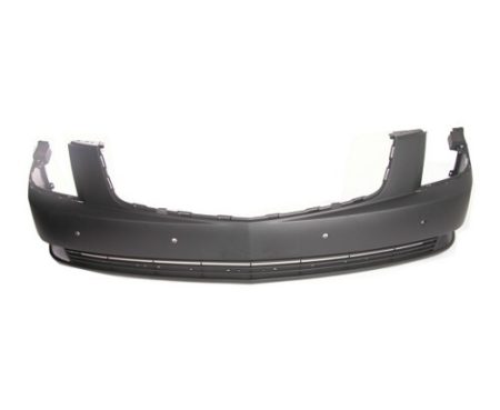 Front bumper cover w/object sensors; prime - CADILLAC DTS 2006-2011