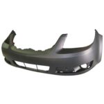 Front bumper cover base model; w/fog lamps; prime - PONTIAC G5 2007-2009
