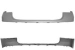 Front bumper cover 2500/3500; Black - GMC SIERRA 2500 HD 2007-2010