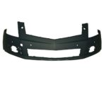 Front bumper cover w/Headlamp Washer; w/Front Object Sensors; prime CAPA - CADILLAC SRX 2010-2012