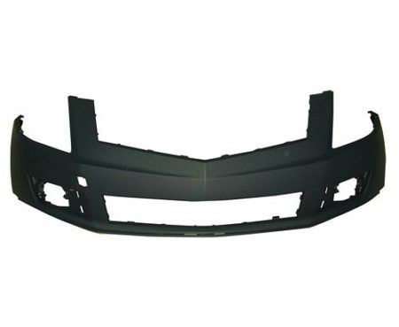 Front bumper cover w/o Headlamp Washer; w/o Front Object Sensors; prime - CADILLAC SRX 2010-2012