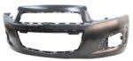 Front Bumper Cover Ls/Lt/Ltz; Primed - CHEVROLET SONIC 2012-2016