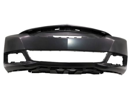 Front Bumper Cover Ls/Lt/Ltz; 2.5L; W/O Adaptive Cruise Ctrl; W/Active Grille Shutter; Primed - CHEVROLET IMPALA 2014-2019