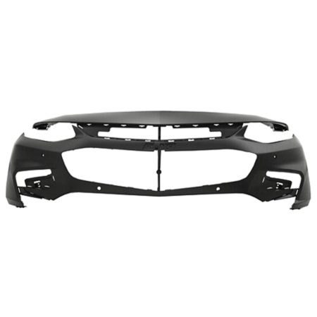 Front bumper cover HYBRID; w/LED DRL; w/Park Assist; w/o Parallel Park Assist; prime - CHEVROLET MALIBU 2016-2017