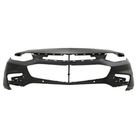 Front Bumper Cover LT/PREMIER; w/LED DRL; w/Park Assist; w/Parallel Park Assist; Primed - CHEVROLET MALIBU 2016-2018