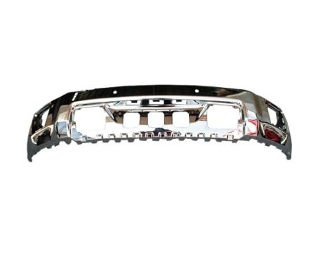 Front bumper face bar w/Park Assist; Chrome - GMC SIERRA 1500 2014-2015