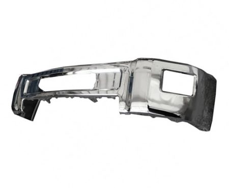 Front Bumper Face Bar W/Fog Lamps; W/O Parking Aid Sensors; Chrome - CHEVROLET SILVERADO 2500 HD 2015-2019