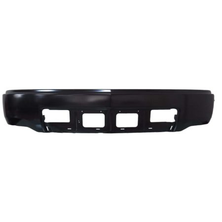 Front bumper face bar w/o Fog Lamps; w/o Parking Aid Sensors; Black - CHEVROLET SILVERADO 1500 2014-2015