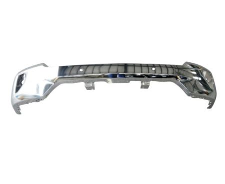 Front bumper face bar w/Impact Bar Skid Plate; w/Fog Lamps; w/Parking Aid Sensors; Chrome - CHEVROLET SILVERADO 1500 LD 2019-2019