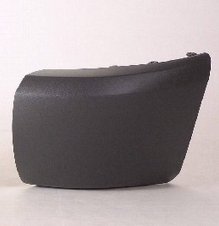 Left Front bumper extension outer w/o fog lamps; textured; unprimed - CHEVROLET SILVERADO 1500 2007-2013