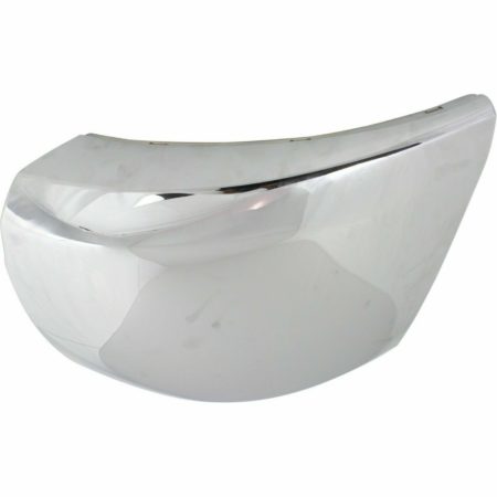 Left Front bumper cover w/o Fog Lamps; Face Bar Cap; Chrome - CHEVROLET SILVERADO 3500 HD 2007-2012