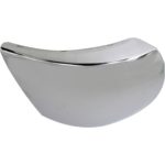 Right Front bumper cover w/o Fog Lamps; Face Bar Cap; Chrome - CHEVROLET SILVERADO 2500 HD 2007-2012