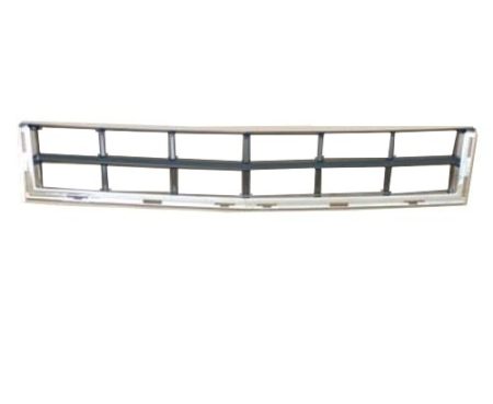 Front bumper grille Center; Chrome/Black - CADILLAC SRX 2010-2012