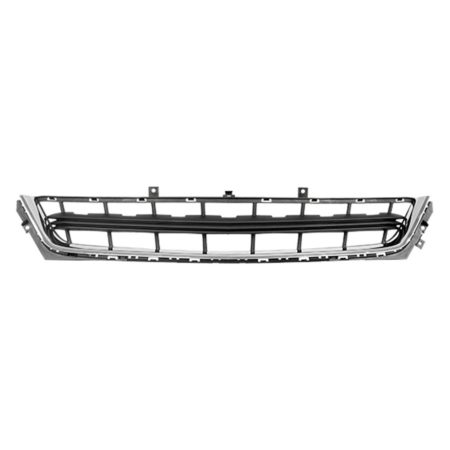 Front bumper grille LS|LT|ECO; Dark Gray; w/Chrome Mldg - CHEVROLET IMPALA 2014-2020