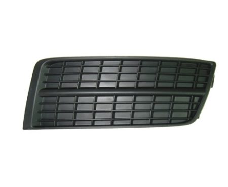 Left Front bumper insert Fog Lamp Opening Cover; w/o Fog Lamps; Black - CADILLAC SRX 2010-2016