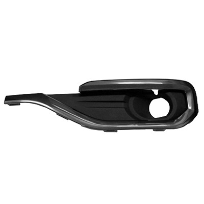 Left Front bumper insert Fog Lamp Bezel; w/Fog Lamps; Black - GMC ACADIA 2017-2019