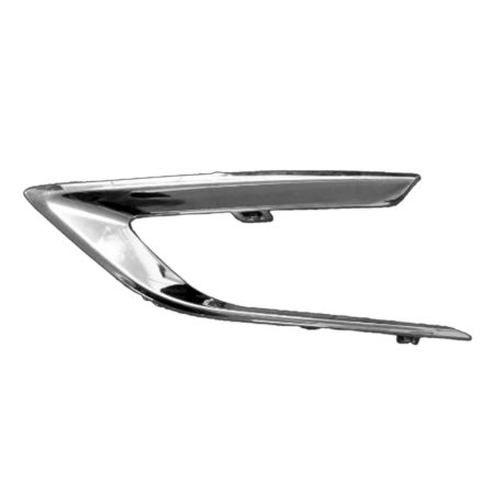 Left Front bumper insert PREMIER; H/B; w/o RS Pkg; Outer Grille Trim; Chrome - CHEVROLET CRUZE 2017-2018