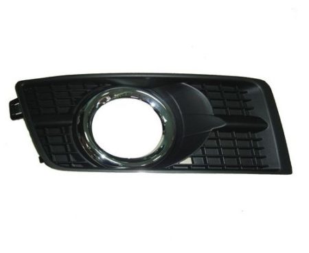 Right Front bumper insert Fog Lamp Bezel; w/Fog Lamps; Chrome - CADILLAC SRX 2010-2016