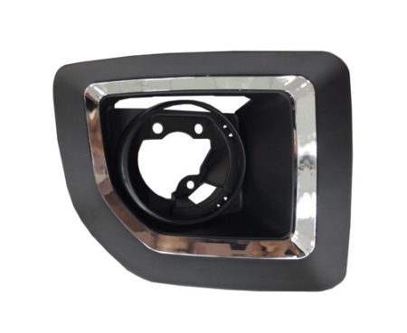 Right Front bumper insert Painted Bumper; Fog Lamp Bezel; Chrome - GMC SIERRA 3500 HD 2015-2019