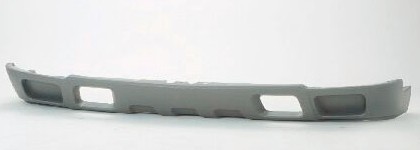 Front bumper deflector BASE|LS|LT; w/o Fog Lamps; w/Tow Hooks; Light Gray - CHEVROLET SILVERADO 3500 2003-2006
