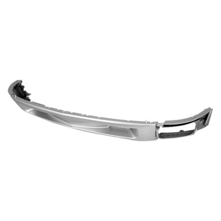 Front bumper deflector HYBRID; w/o Tow Hook Holes; Silver - CHEVROLET SILVERADO 1500 2009-2013