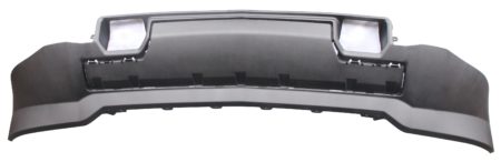 Front bumper deflector w/Painted Bumper; w/Skid Plate; Textured - CHEVROLET SILVERADO 2500 HD 2015-2019