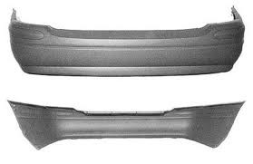 Rear bumper cover Custom; prime - BUICK LESABRE 2000-2005