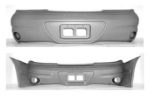 Rear bumper cover SE; prime - PONTIAC GRAND AM 2003-2005