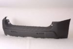 Rear bumper cover LS; 100% textured gray - CHEVROLET EQUINOX 2005-2006