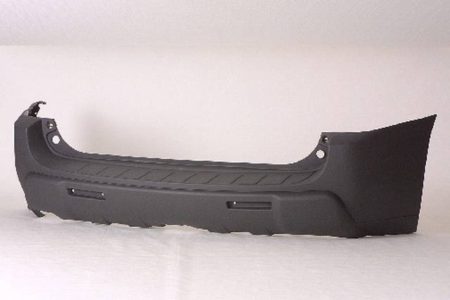 Rear bumper cover LS; 100% textured gray - CHEVROLET EQUINOX 2005-2006