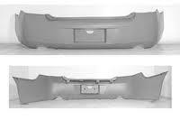 Rear bumper cover LT|LTZ|POLICE; prime - CHEVROLET IMPALA LIMITED 2014-2016