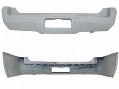 Rear bumper cover w/o object sensor; prime - CHEVROLET SUBURBAN 2500 2007-2013