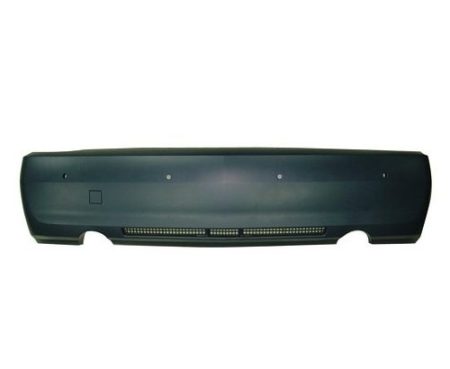 Rear bumper cover Exc V; w/o Upper Chrome Trim; prime - CADILLAC STS 2008-2011