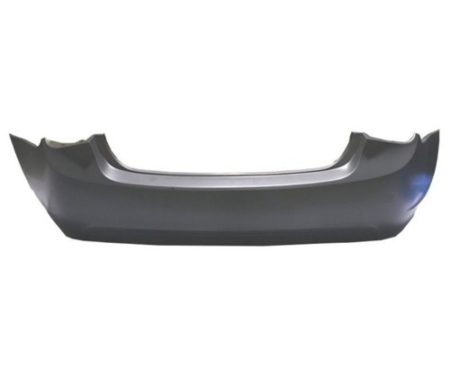 Rear bumper cover w/o RS Pkg; w/o Rear Object Sensor; prime - CHEVROLET CRUZE 2011-2015