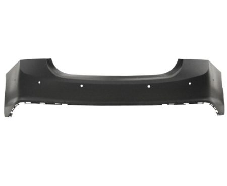 Rear bumper cover w/Park Sensors; w/BLIS; w/Parallel Park Assist; prime - CHEVROLET MALIBU 2016-2018