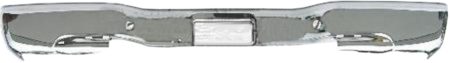 Rear bumper face bar Fleetside; bright - CHEVROLET SILVERADO 3500 CLASSIC 2007-2007