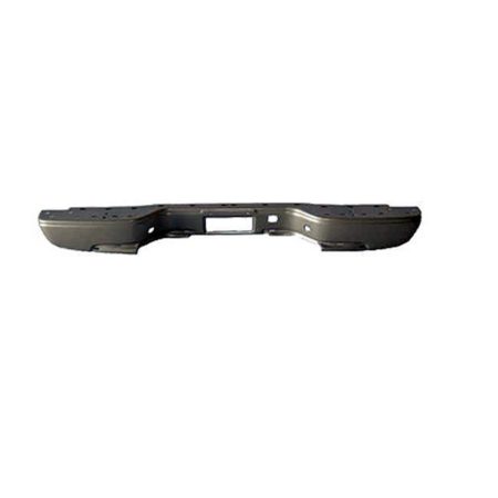 Rear bumper face bar Fleetside; prefinished silver - GMC SIERRA 1500 CLASSIC 2007-2007