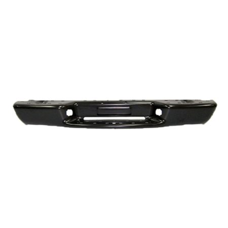 Rear bumper face bar Fleetside; factory installed; gray - paint to match - CHEVROLET S10 1998-2004