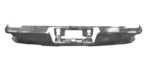 Rear bumper face bar w/Corner Step; w/Parking Aid Sensors; Chrome - GMC SIERRA 1500 2014-2018
