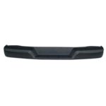 Rear bumper assembly w/o Object Sensor; Incl Pad/Brackets/End Caps; Black - GMC SAVANA 1500 1996-2014