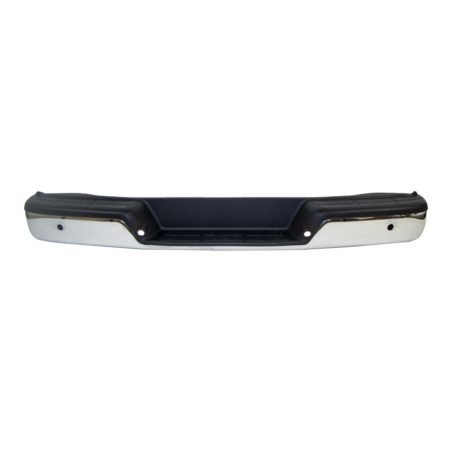 Rear bumper assembly w/Object Sensor; w/o Sensors & Harness; Chrome - GMC SAVANA 2500 2013-2017