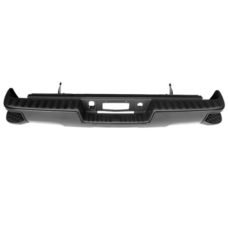 Rear bumper assembly w/o Parking Aid Sensors; Assy; Black - CHEVROLET SILVERADO 1500 LD 2019-2019