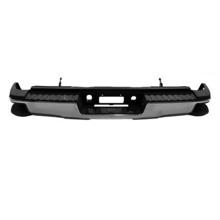 Rear bumper assembly Single Rear Wheels; w/o Hitch Bar; w/o Park; w/o Harness; Chrome - GMC SIERRA 3500 HD 2015-2015