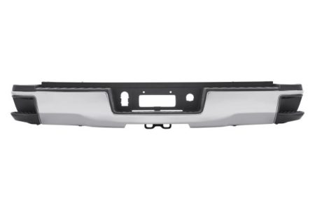 Rear bumper assembly Single Rear Wheels; w/Hitch Bar; w/o Park; w/o Harness; Chrome - GMC SIERRA 3500 HD 2015-2015