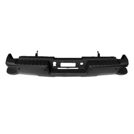 Rear bumper assembly Dual Rear Wheels; w/o Hitch Bar; w/Park Aid; w/o Sensors; PTM - CHEVROLET SILVERADO 2500 HD 2015-2019