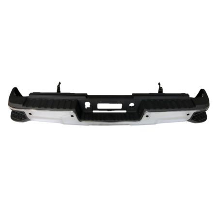 Rear bumper assembly Dual Rear Wheels; w/Hitch Bar; w/Park Aid; w/o Sensors; Chrome - CHEVROLET SILVERADO 2500 HD 2015-2015
