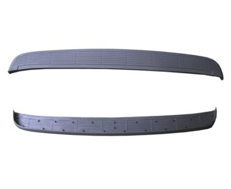 Rear bumper cushion step pad; dark gray - GMC SAFARI 1986-2005